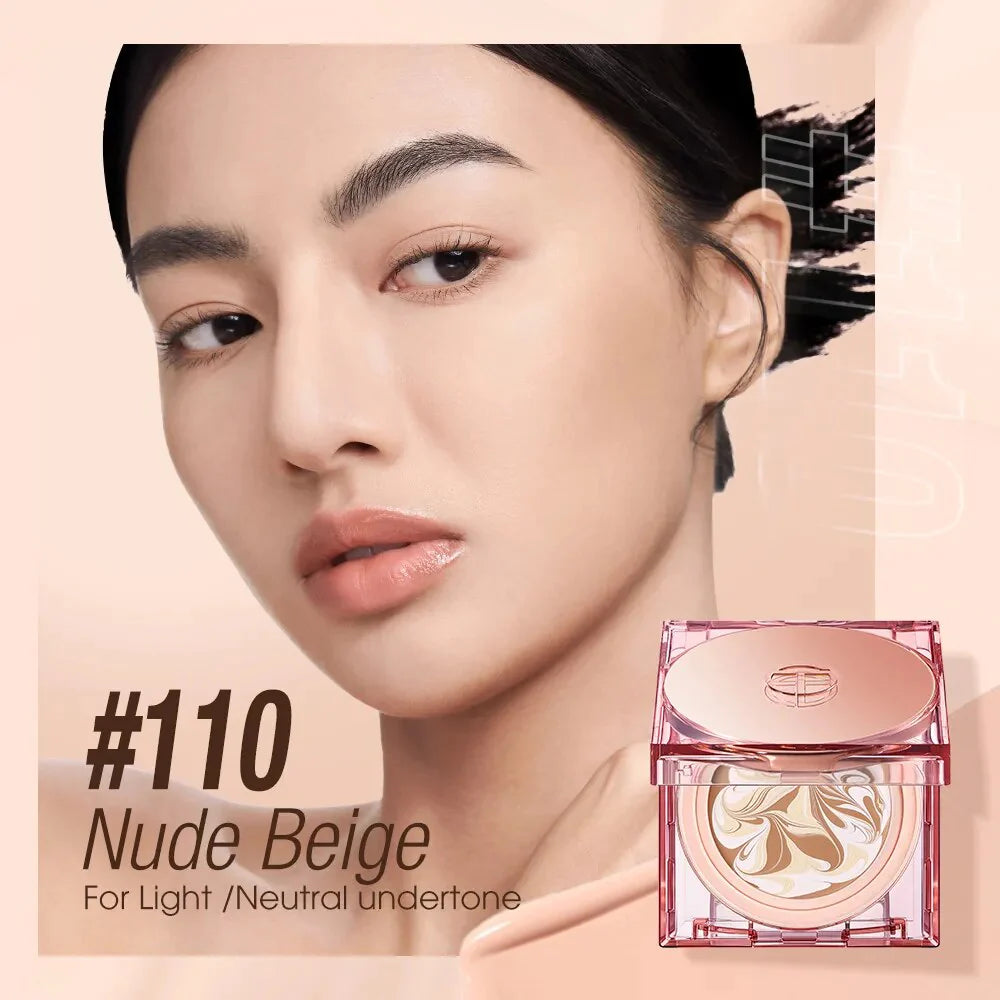O.TWO.O Triple Cushion Cream, Natural Oil-Control, Waterproof High Coverage Makeup Base | 3 IN 1 Cream- PINK+ WHITE+ SKIN COLOR