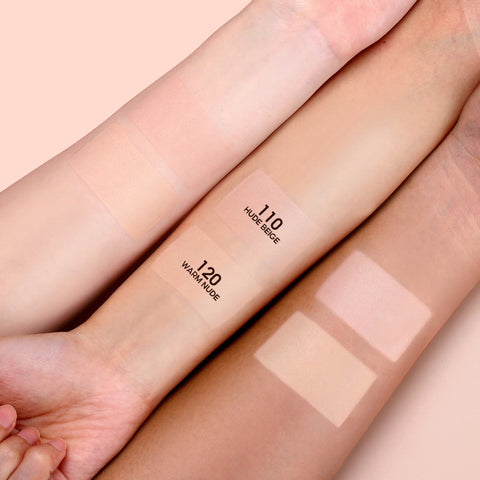 O.TWO.O Triple Cushion Cream, Natural Oil-Control, Waterproof High Coverage Makeup Base | 3 IN 1 Cream- PINK+ WHITE+ SKIN COLOR