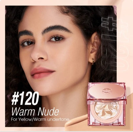 O.TWO.O Triple Cushion Cream, Natural Oil-Control, Waterproof High Coverage Makeup Base | 3 IN 1 Cream- PINK+ WHITE+ SKIN COLOR