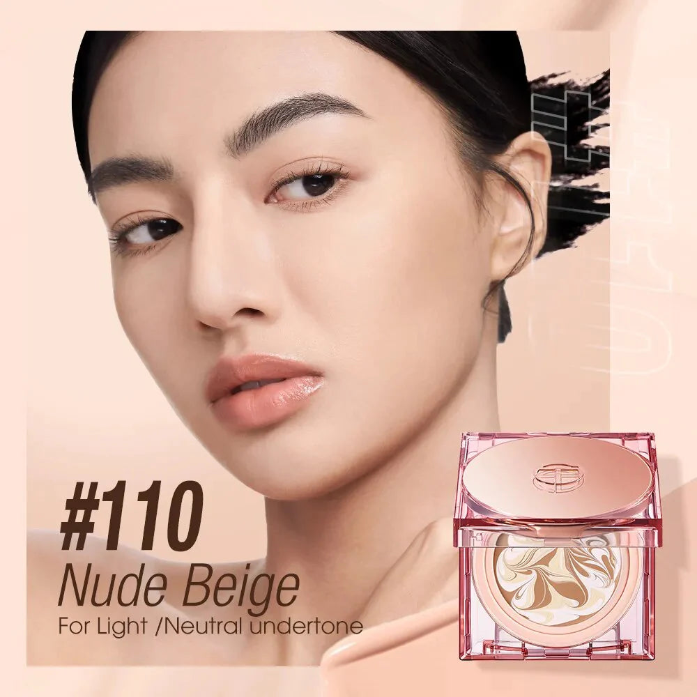 O.TWO.O Triple Cushion  Cream, Natural Oil-Control, Waterproof High Coverage Makeup Base | 3 IN 1 Cream- PINK+ WHITE+ SKIN COLOR