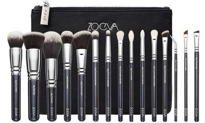 Zoeva 15 Pcs Brushes Set (Black)