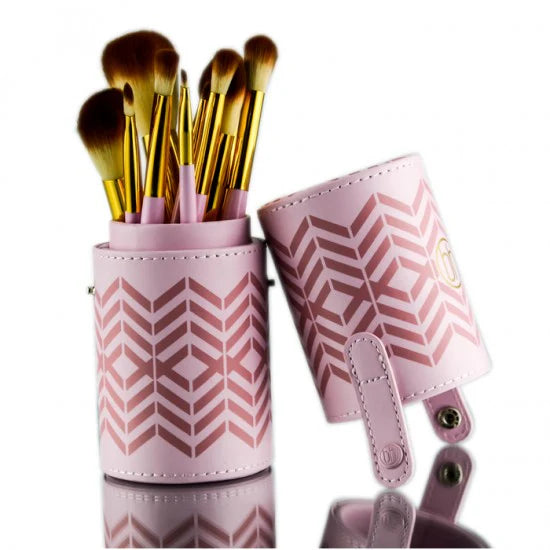 Pink Perfection Dark - 10 Pieces Brush Set