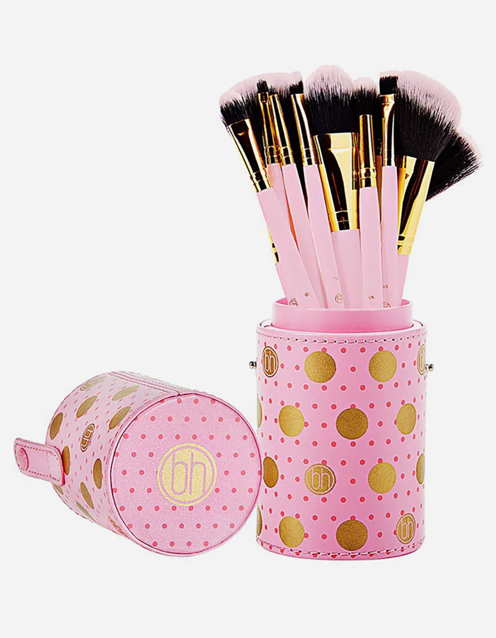 Pink Dots Collection 11 Piece Brush Set