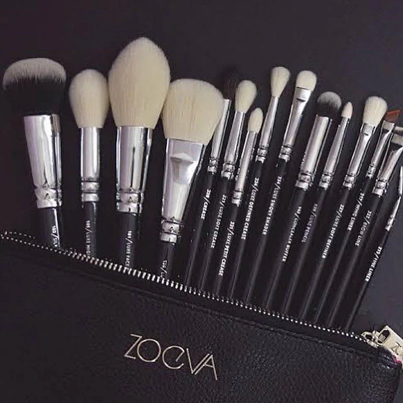 Zoeva 15 Pcs Brushes Set (Black)