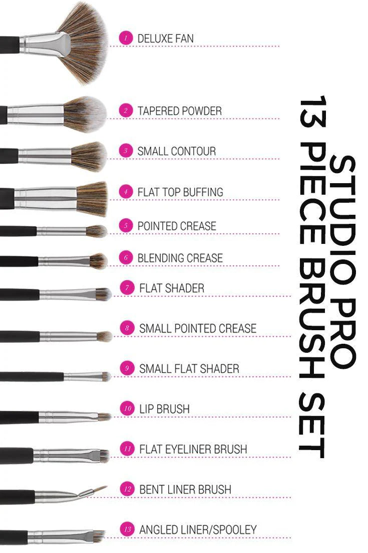 Studio pro 13pice brush set