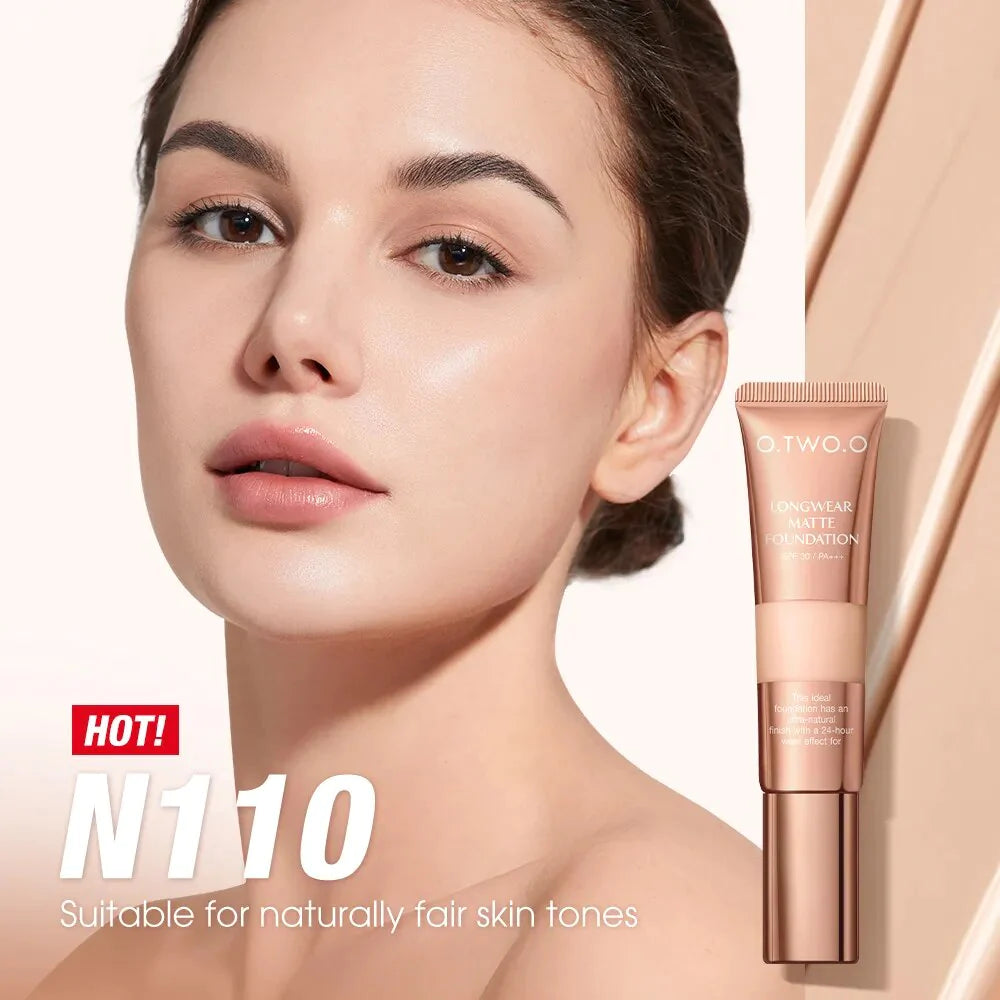 O.Two.O Longwear Matte Foundation+Sun Block (SPF 30 / PA+++)