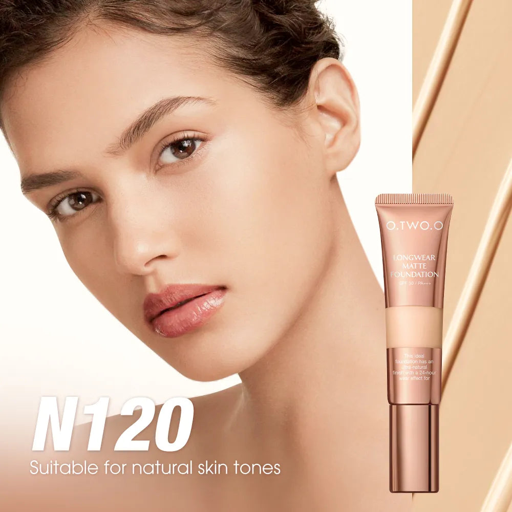 O.Two.O Longwear Matte Foundation+Sun Block (SPF 30 / PA+++)