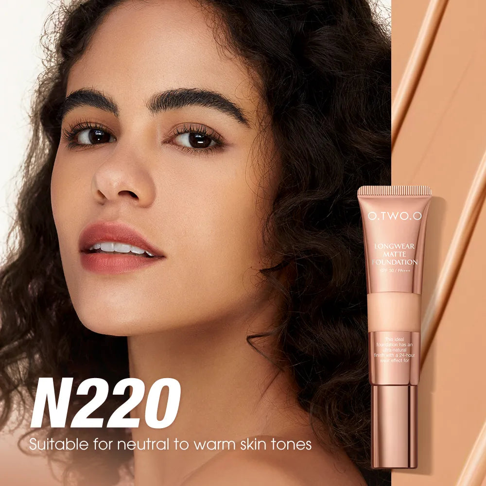 O.Two.O Longwear Matte Foundation+Sun Block (SPF 30 / PA+++)