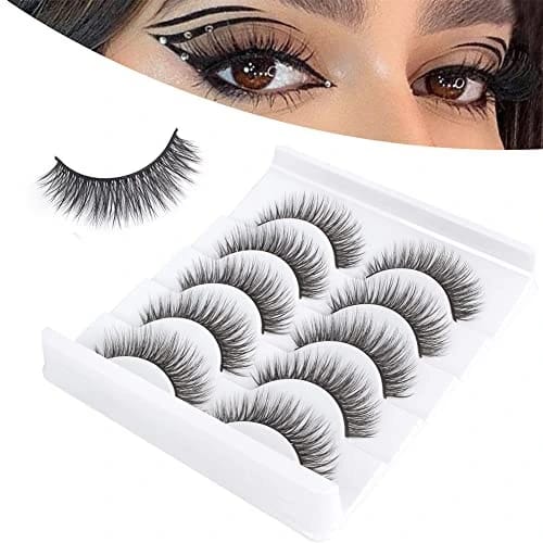 3d silk eyelashes 05 piece set