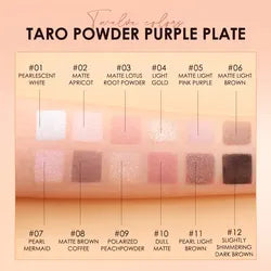 O.TWO.O 12 Colors Eyeshadow Palette