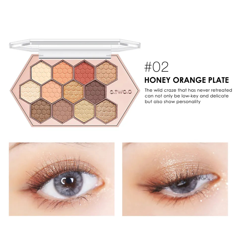 O.TWO.O 12 Colors Eyeshadow Palette