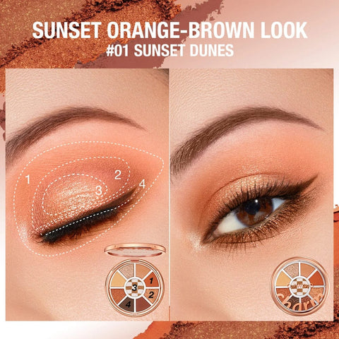 O.TWO.O Love Mark 9 Color Eye Shadow Palette